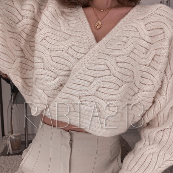 ZARA CABLE-KNIT JACKET - Picture 15 of 15